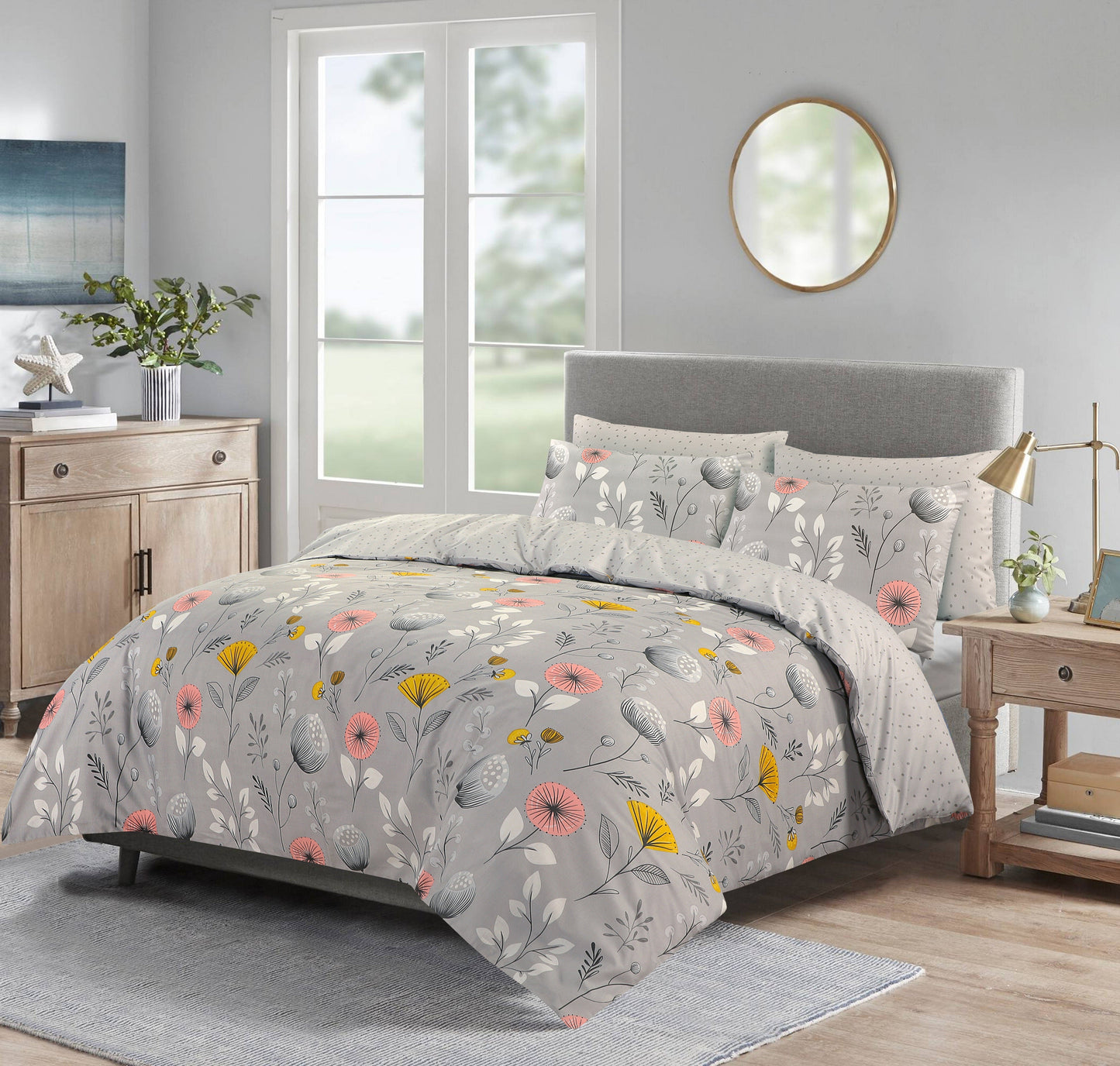 Luxury Bedding Sets 100% Egyptian Cotton Reversible Double King Super King Duvet Covers Set - seventhstitch